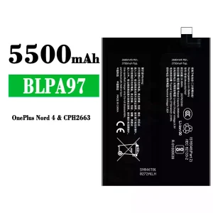 Genuine cell phone battery BLPA97 for OPPO OnePlus Nord 4