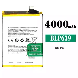 Genuine cell phone battery BLP639 for OPPO R11 Plus