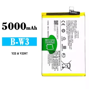 Genuine cell phone battery B-W3 for VIVO Y22