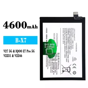 Genuine cell phone battery B-X7 for VIVO V27 5G/IQOO Z7 Pro 5G