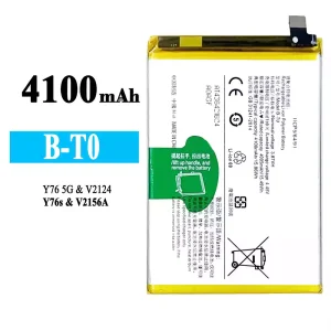 Genuine cell phone battery B-T0 for VIVO Y76 5G/Y76S