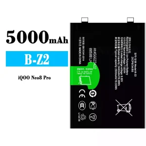 Genuine cell phone battery B-Z2 for VIVO iQOO Neo8 Pro