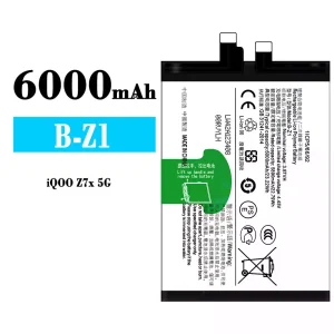 Genuine cell phone battery B-Z1 for VIVO iQOO Z7x 5G