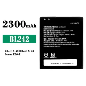 Genuine cell phone battery BL242 for Lenovo Vibe C / K3 / Lemon K30-T