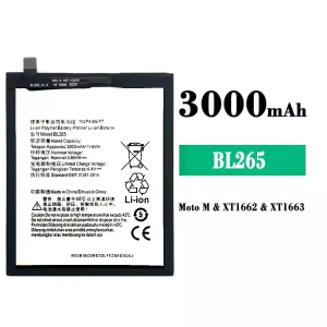 Genuine cell phone battery BL265 for Lenovo Moto M/XT1662/XT1663