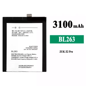 Genuine cell phone battery BL263 for Lenovo ZUK Z2 Pro
