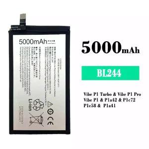 Genuine cell phone battery BL244 for Lenovo Vibe P1 Turbo / Vibe P1 Pro / Vibe P1