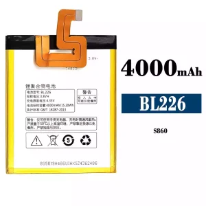 Genuine cell phone battery BL226 for Lenovo S860