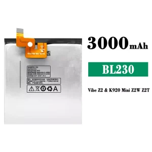 Genuine cell phone battery BL230 for Lenovo Vibe Z2/Z2T/K920 Mini Z2W