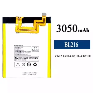 Genuine cell phone battery BL216 for Lenovo VIBE Z K910/K910L/K910E