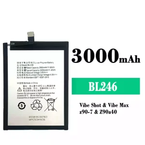 Genuine cell phone battery BL246 for Lenovo Vibe Shot/ Vibe Max z90-7