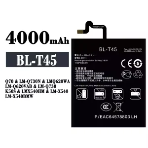 Genuine cell phone battery BL-T45 for LG Q70 K50S