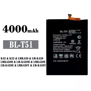 Genuine cell phone battery BL-T51 for LG K42 / K52