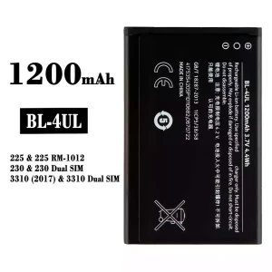 Genuine cell phone battery BL-4UL for Nokia 225 / 230 / 3310（2017)