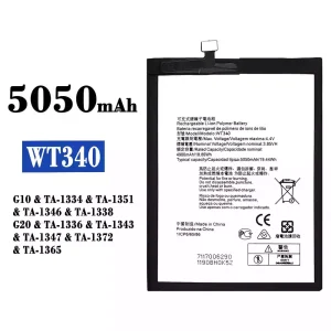 Genuine cell phone battery WT340 for Nokia G10 / G20