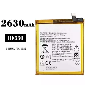 Genuine cell phone battery HE330 for Nokia 3 DUAL