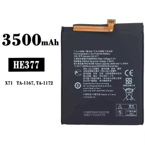 Genuine cell phone battery HE377 for Nokia X71