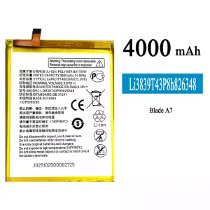 Genuine cell phone battery Li3839T43P8h826348 for ZTE Blade A7