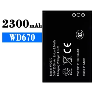 Genuine cell phone battery WD670 for ZTE