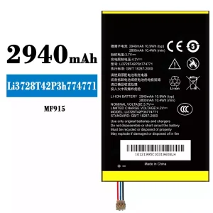 Genuine cell phone battery Li3728T42P3h774771 for ZTE MF915