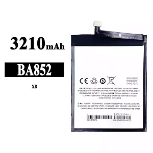 Genuine cell phone battery BA852 for Meizu X8