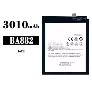 Genuine cell phone battery BA882 for Meizu 16TH