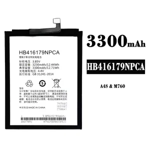 Genuine cell phone battery HB416179NPCA for China Mobile A4S/M760
