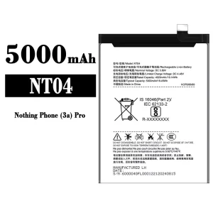 Genuine cell phone battery NT04 for Nothing Phone 3a Pro