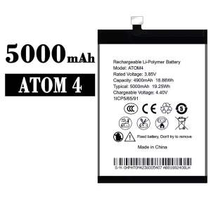 Genuine cell phone battery ATOM 4 for SYMPHONY