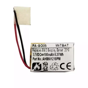 Replacement Bluetooth Headphone battery for B&O Beoplay Earset 2018,Jabra Talk 15 SE,AHB601218PM