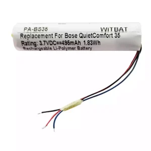 Replacement Bluetooth Headphone battery for BOSE QuietComfort 45,QC45,QuietComfort QC35 & QC35 II