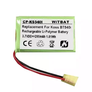 Replacement Bluetooth Headphone battery for Koss KPH7 Wireless,Koss BT540i