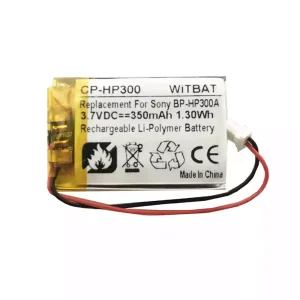 Replacement Bluetooth Headphone battery for Sony 64327-01,64399-01,6535801,65358-01 SL00161-2
