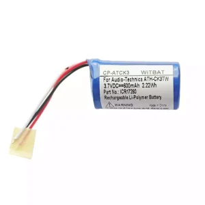 Replacement Bluetooth Headphone battery for Audio-Technica ATH-CK3TW Charging Case,ICR17280