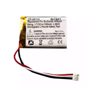 Replacement Bluetooth speaker battery for Skullcandy Ambush,Skullcandy Barricade Mini,Skullcandy Venue