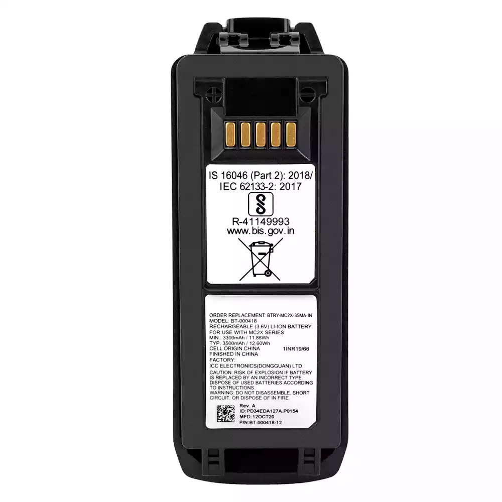 New genuine battery for ZEBRA BT-000418 MC2X-35MA-01