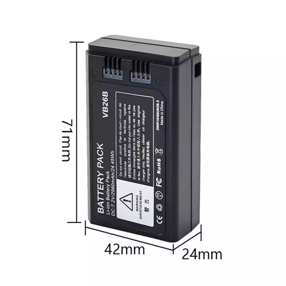 New genuine battery for Godox VB26,VB26B - Image 3
