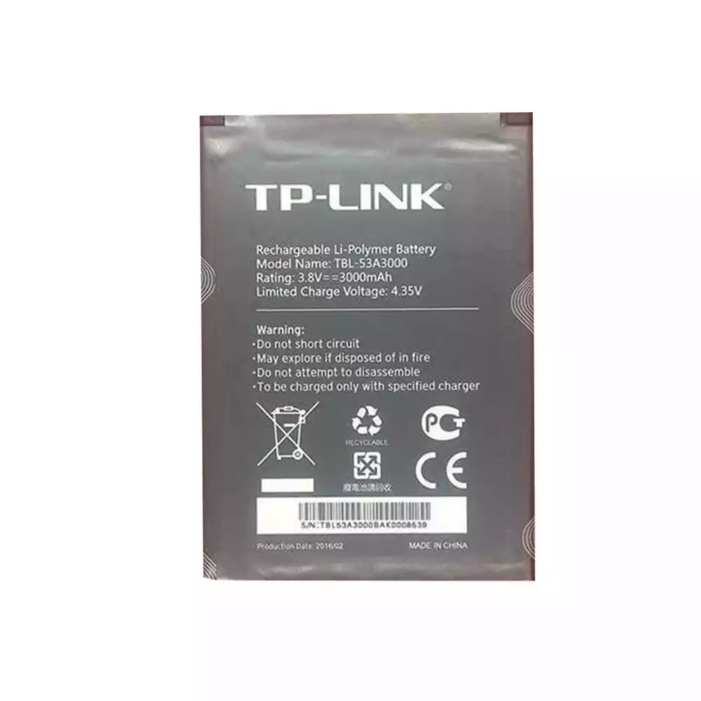 New genuine battery for TP-LINK M7650 M7450,TBL-53A3000